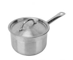 Duokon SSA-1811B 180x105mm Verbundboden Edelstahl Kochtopf Küche Einhand-Topf Nudeltöpfe