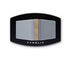 Tyrolit Messerschärfer MK2 Eichenholz - Messer Schärfer für professionelle Schleifergebnisse & Einfache Handhabung durch perfekten 15 Grad Schärfwinkel + 2 Keramik Schleifsteine (Körnung 400 / 800)