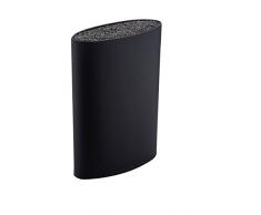 Bergner - Messerblock Schwarz 15.6x6.6x22 cm