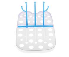 Glastasse Flaschenständer Wasserbecher Abtropfen Lassen Trockenorganisator Abtropfen Lassen Halter Ständer - Blau