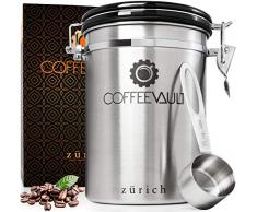 Kaffee Vault Kaffeedose luftdicht Frische geschützt. Kaffee Kanister mit Schaufel
