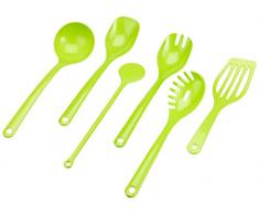 Waca Camping Zubehör Küchenhelfer Set 6-teilig, apfelgrün, 38905