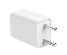 Lächen Netzteil Ultra Slim Ladegeraet USB Ladegerät, Adapter für elektrische Zahnbürste，Handy, Tablet, eBook Reader, Smartphone, Mp3, Bluetooth Geräte 1000 mA, 100-240V, Weiß