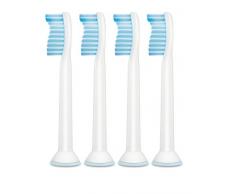 Philips Sonicare HX6054/07 Original Sensitive Aufsteckbürsten Standard, weiß, 4er Pack