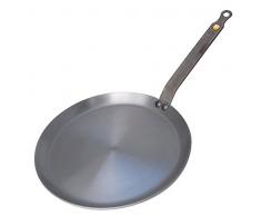 DeBuyer 5615.30 Mineral B Element Crepe Pfanne, Eisen, silber, Ø30 cm