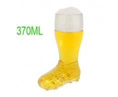 Bierglas Fußball, Glas Bierstiefel Hochwertige Qualität Bierkrug Borosilikatglas Geschenkidee Für Bierliebhaber, Geburtstagsgeschenk Und Oktoberfest