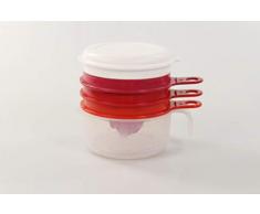 Tupperware Backen Küchenperle Zitronenpresse Eitrenner Küchenhelfer rot NEU