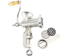 Karl Krüger Fleischwolf, Gusseisen, Alu, 20 x 20 x 15 cm