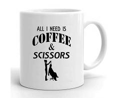 Egoa Kaffeebecher Friseur Friseur Für Friseur Kosmetikerin Friseur Friseursalon Salon Kaffeetasse Haltbarer Geburtstag 330Ml Porzellantasse Keramik Unisex Elegantes Milchbüro