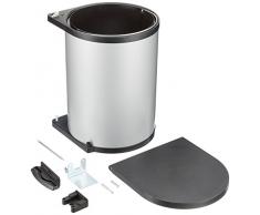 Wesco Abfallsammler, Metall, Silber, 34 x 38 x 27 cm