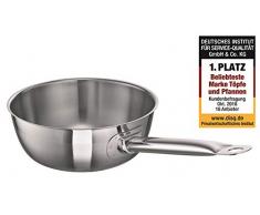 Schulte-Ufer Sauteuse Profi-Line, Edelstahl, 20 cm Durchmesser