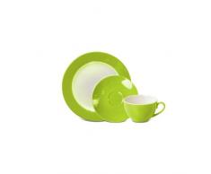 Flirt by Ritzenhoff & Breker Doppio Grün Kaffeegedeck 3tlg.