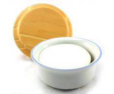 Plisson Rasierseife in Porzellanschale