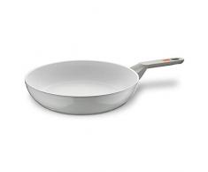 Berndes Veggie White Induction Schmorpfanne 28 cm, 079750, weiß, Keramik, Aluminium, 4,2 Liter