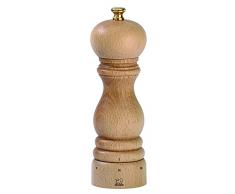 Peugeot 23386 Paris Pfeffermühle Holz, 5,7 x 5,7 x 18 cm, natur