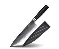 8Laser Damaskus Chef Messer Japanische Lachs Sushi-Messer-Edelstahl-Sashimi Küchenmesser Roh Fischfilet Schichten Messer