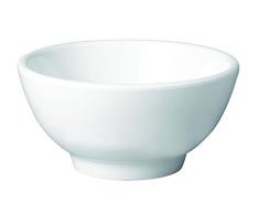 APS gf142 Melamin Schüssel rund, 4,5 cm Artikel Höhe, Pure weiß