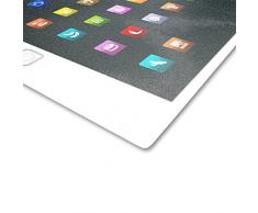 XXL Glas-Schneidebrett mit Motiv im Tablet-PC-Design, Grösse 28,5x39cm