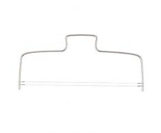 OneMoreT Verstellbarer Draht-Schneider für Kuchen, Edelstahl, Pizza-Teigschneider, Küchenzubehör, Backwerkzeuge