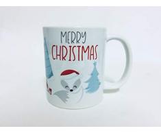 Keramiktasse/Tasse / Kaffeetasse/Teetasse / Weihnachtstasse/Weihnachten /Fuchs/Geschenke / Geschenk Kinder & Erwachsene - Kunststoff oder Keramik