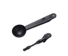 UPKOCH Kunststoff Kaffeelöffel Messloeffel Set Kochen Backen Messen Löffel für Messen Flüssigkeiten und trockene Zutaten