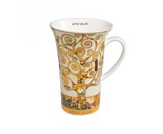 Goebel - Lebensbaum Tasse - Henkelbecher - Kaffeebecher - Gustav Klimt - Bone China - Höhe 15 cm 0,5 l