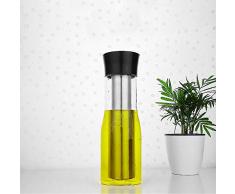 WSYG Glaswasserkrug, eiskalte Saftkaraffe, Glaskrug, große Kapazität, kann gekühlt Werden, Saft-Getränkekaraffe