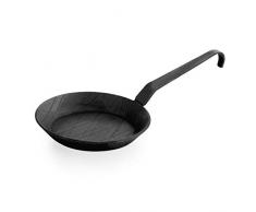 WAS 2256 160 Brat/Servierpfanne mit Hakenstiel, 16cm Durchmesser, 2cm Hohe