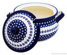 Original Bunzlauer Keramik Suppenterrine 5.0 Liter im Dekor 166a