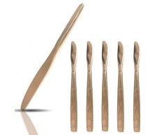 Kerafactum Kantine Speisenmesser Tafelmesser Messer Set 6 Stück Speisen Tafel Speisemesser Kantinenmesser Edelstahl Messerset Besteck Kantinenbesteck Menümesser rostfrei Knife Gastro Qualität