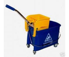 Putzwagen Putzeimer rollbar mit Presse ca. 19l NEU