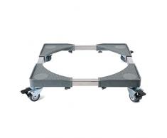 BYWHITE Feste Waschmaschinenbasis Edelstahlbasis Spezial- Waschsockel Mit Rädern Für Wäschetrockner Waschmaschine Kühlschrank- A