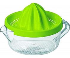 Emsa 507357 Zitruspresse, 0,4 Liter, Kunststoff, Transparent/Grün, Superline