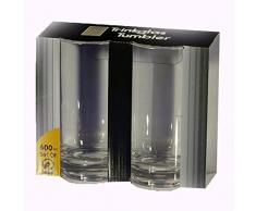 Siehe Beschreibung Polycarbonat Trinkglas klar 600 ml, 2 Stück Camping Zubehör Gläser Trink Glas Kunststoff Wasserglas Bruchfest Trinkbecher Becher Whiskyglas Whiskey