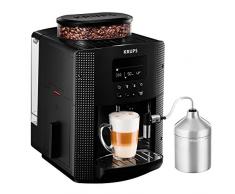 Krups EA8160 Kaffeevollautomat (1450 Watt, 1,8 Liter, 15 bar, LC Display, Cappuccinatore) schwarz