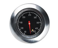 Edelstahl Barbecue Thermometer,Ofen Kochen BBQ Sonde Bimetall Temperatur MessenOutdoor Edelstahl BackofenThermometer,(60°C -430°C)