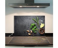 CTC-Trade | Herdabdeckplatten 80x52cm Ceranfeld Abdeckung Glas Spritzschutz Abdeckplatte Glasplatte Herd Ceranfeldabdeckung Küche Schwarz Grün