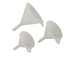 Trevendo 3er Set Trichter lebensmittelecht HD-PE Ø80 mm, Ø100 mm & Ø120 mm