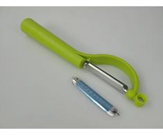 TUPPERWARE Schäler Schälfix grün D82 Profischäler+Ersatzklinge für Schälfix D82