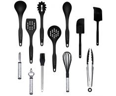 KRONENKRAFT 12 teiliges Küchenset Küchenzubehör, Kochset, Küchenutensilien Set - Alles was Sie zum Kochen brauchen!