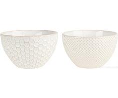 ASA Porzellan Schalen, weiß, 12.5x12.5x7 cm, 2-Einheiten