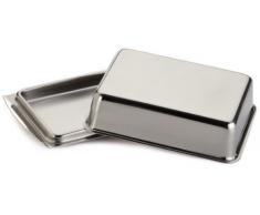 Küchenprofi Butterdose, Edelstahl, Silber