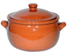 Amazing Cookware Kochtopf, Terrakotta, 5 l, Natur