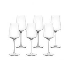 Jean Vallier Rieslingglas im 6er Set 400 ml spülmaschinenfest Riesling Glas Weißweinglas Weinglas Weinkelch Kelchgläser Kristallglas (6er Set)