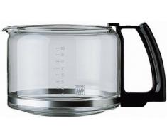 Krups F03442 Glaskrug Espresso-/Kaffeemaschinenzubehör mit Deckel, 10 Tassen, schwarz