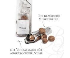 Boomers Gourmet - Muskatreibe mit Muskatnüssen - 30 g