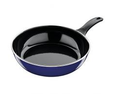 Silit Blaue Emma Bratpfanne Ø 28 cm, Silitstahl Funktionskeramik, keramik,pfanne Kunststoffgriff induktionsgeeignet,