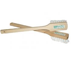 BawiTec 2X Stielbürste Reinigungsbürste Spülbürste-Langstiel Scheuerbürste ppn-weiß