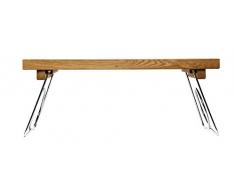 Sagaform Oval Oak Bett-Tablett mit einklappbaren Beinen, Holz, Braun, 50 x 30 x 24.5 cm