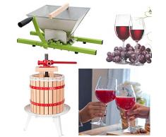 VINGO Obstpresse 18L Obstmühle 7L Fruchtpresse Weinpresse Saftpresse Maischepresse Obstmühle